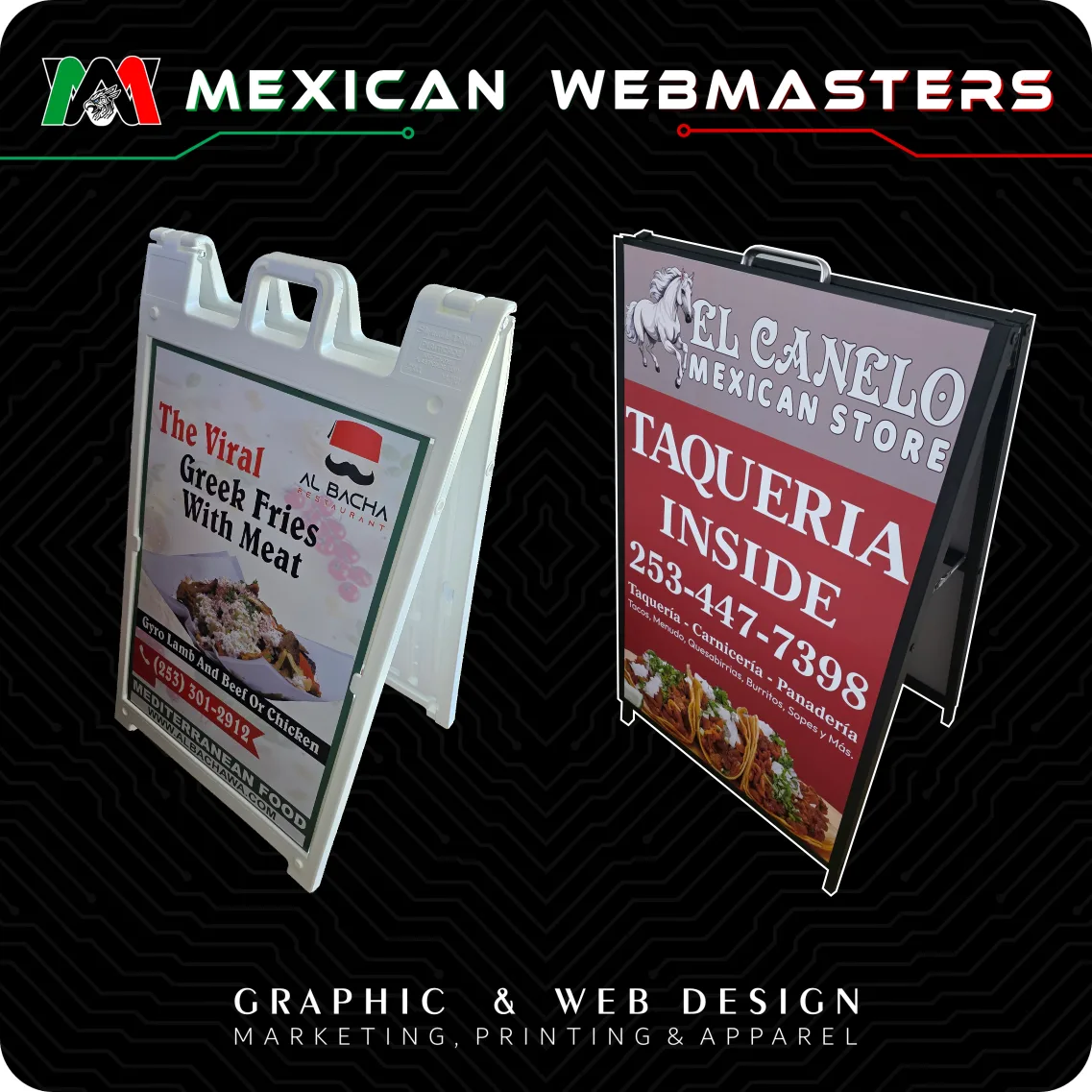 A-Frame Sidewalk Sign