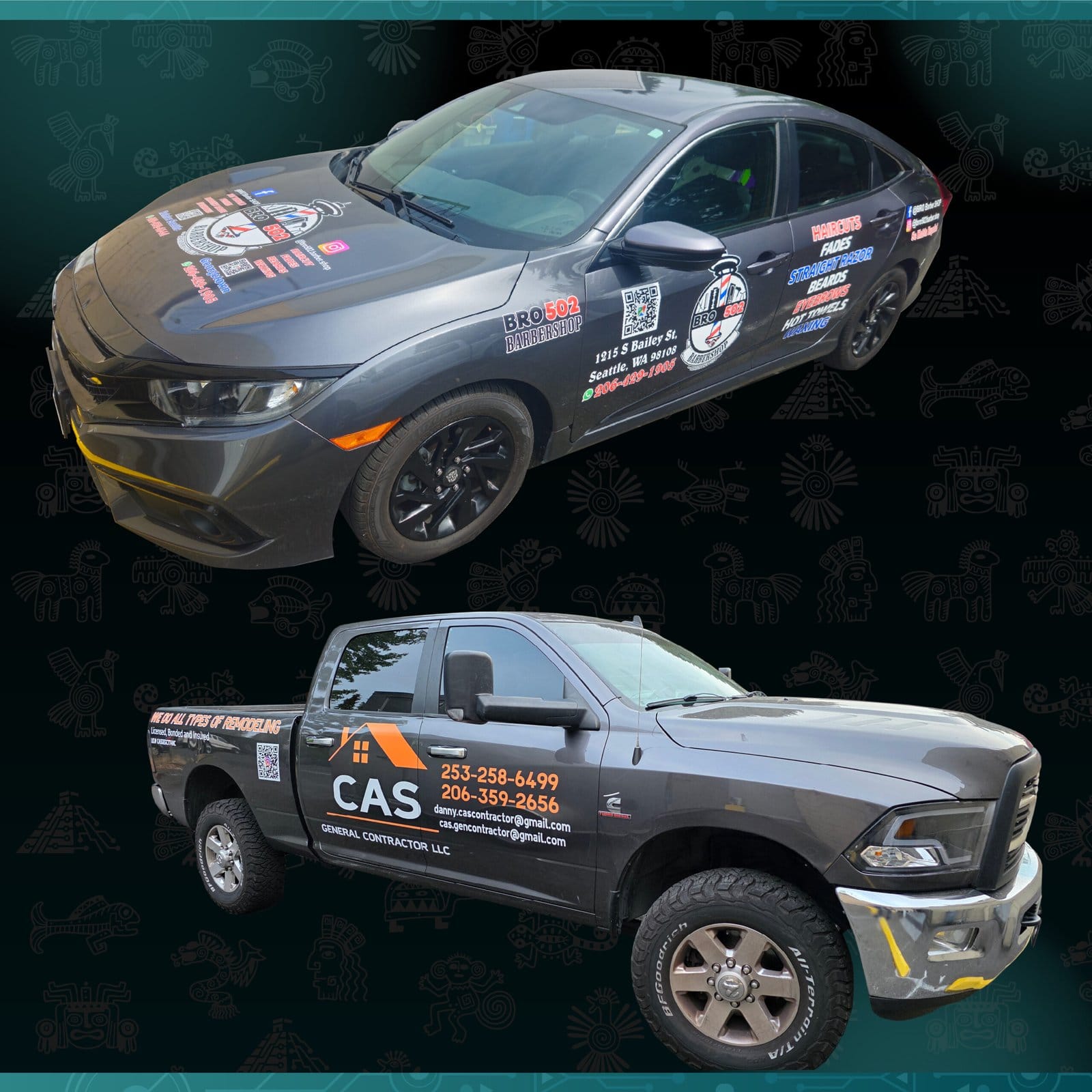 Vehicle Lettering Design