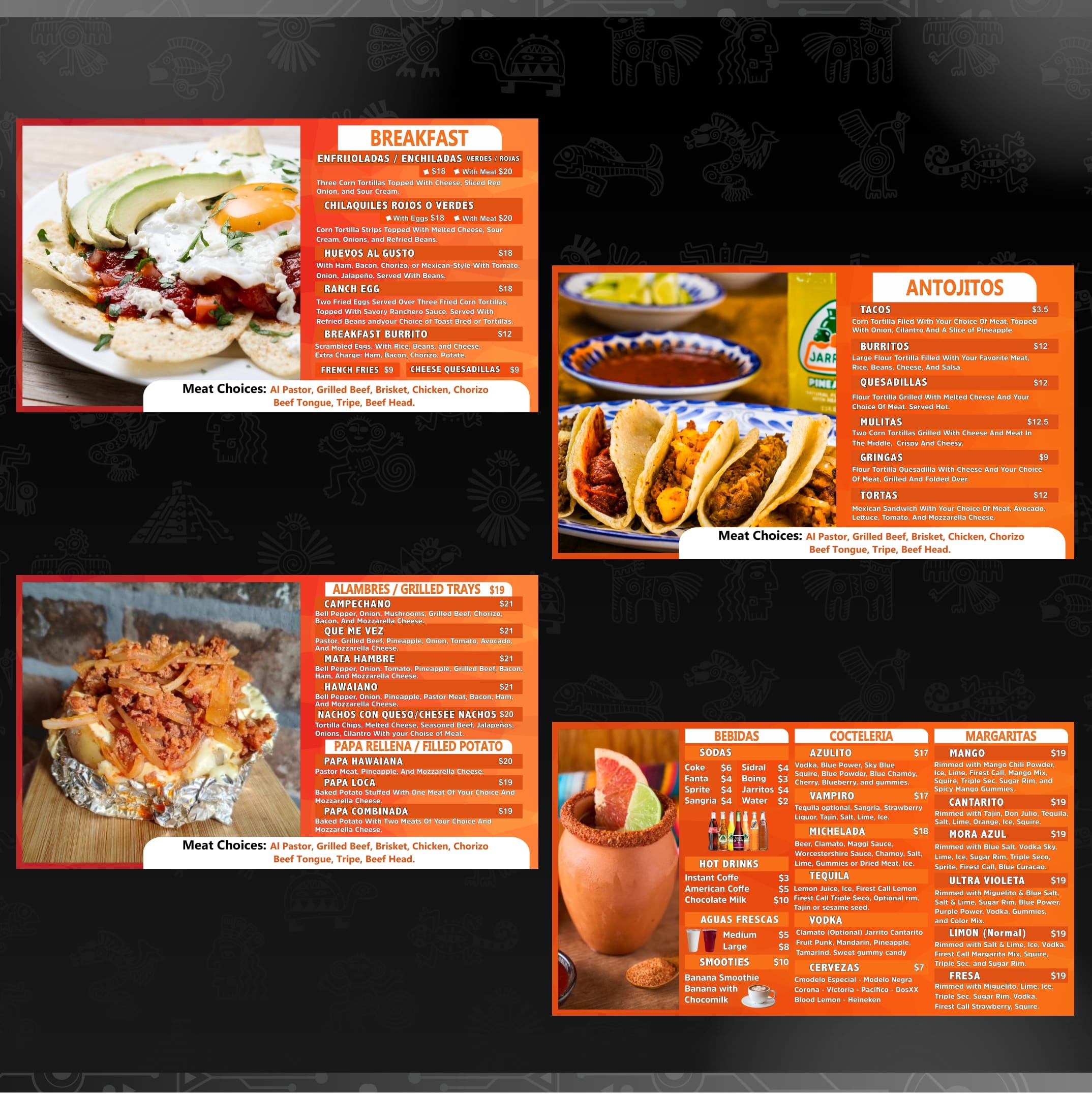 Single TV Menu