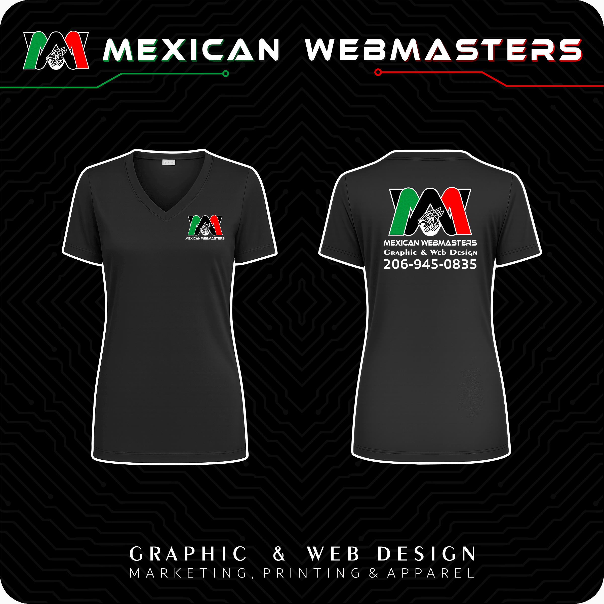 V-Neck Polyester Mujer Estampada - Image 2