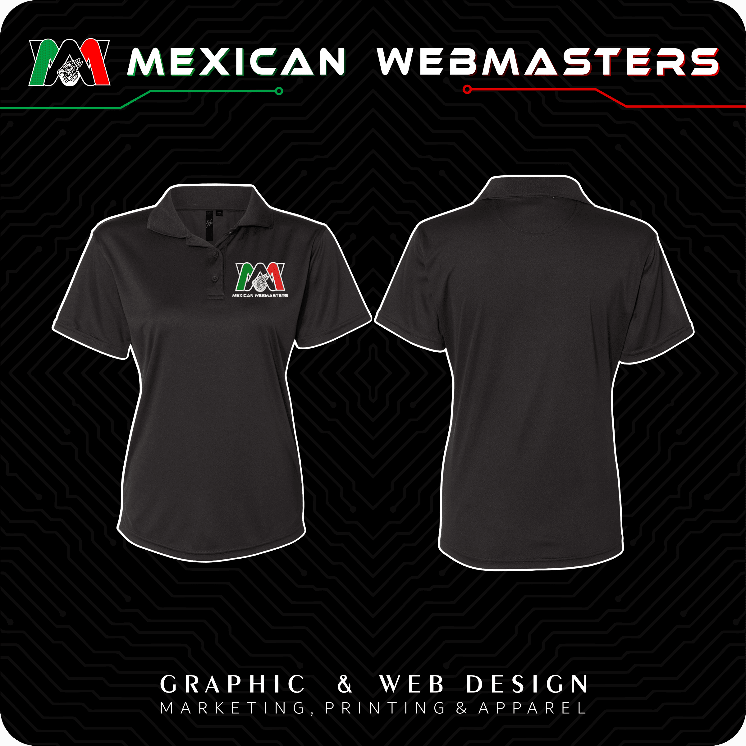 Polo Polyester Mujer Bordada - Image 2