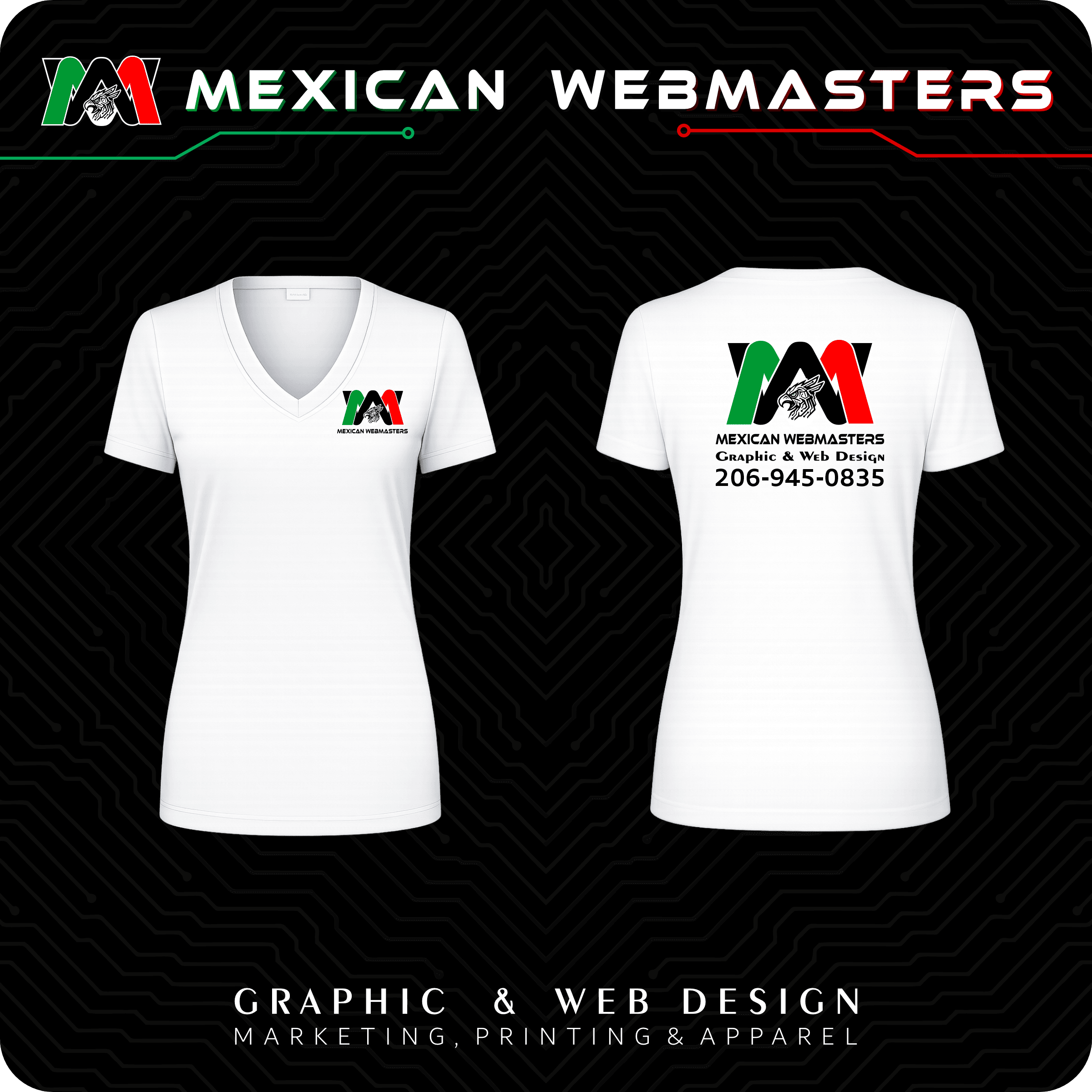 V-Neck Polyester Mujer Estampada - Image 3