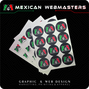 Waterproof 2.5 Rounded Stickers