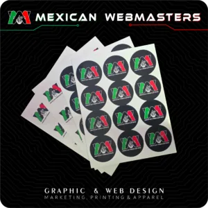 Waterproof 2.5" Rounded Stickers