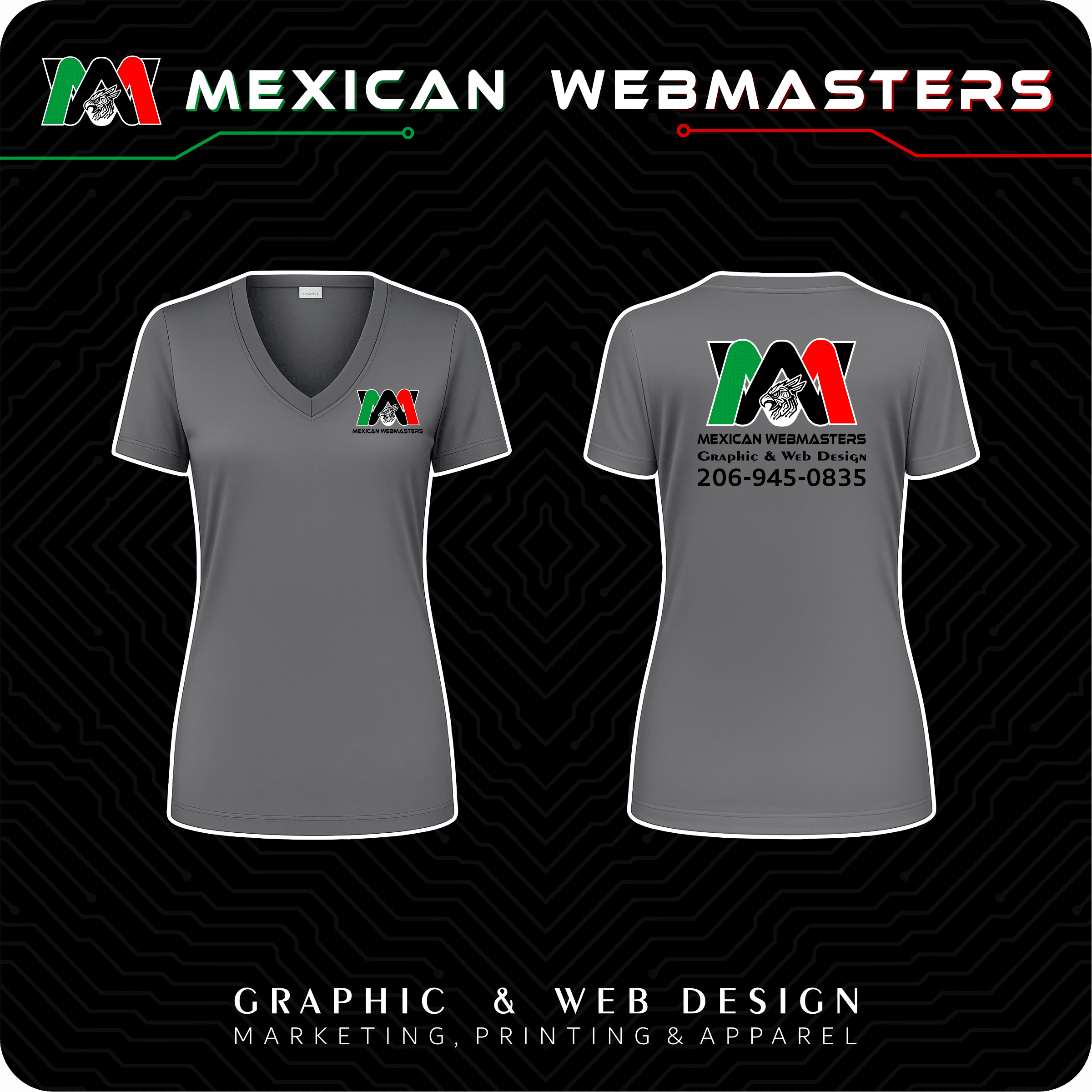 V-Neck Polyester Mujer Estampada - Image 6