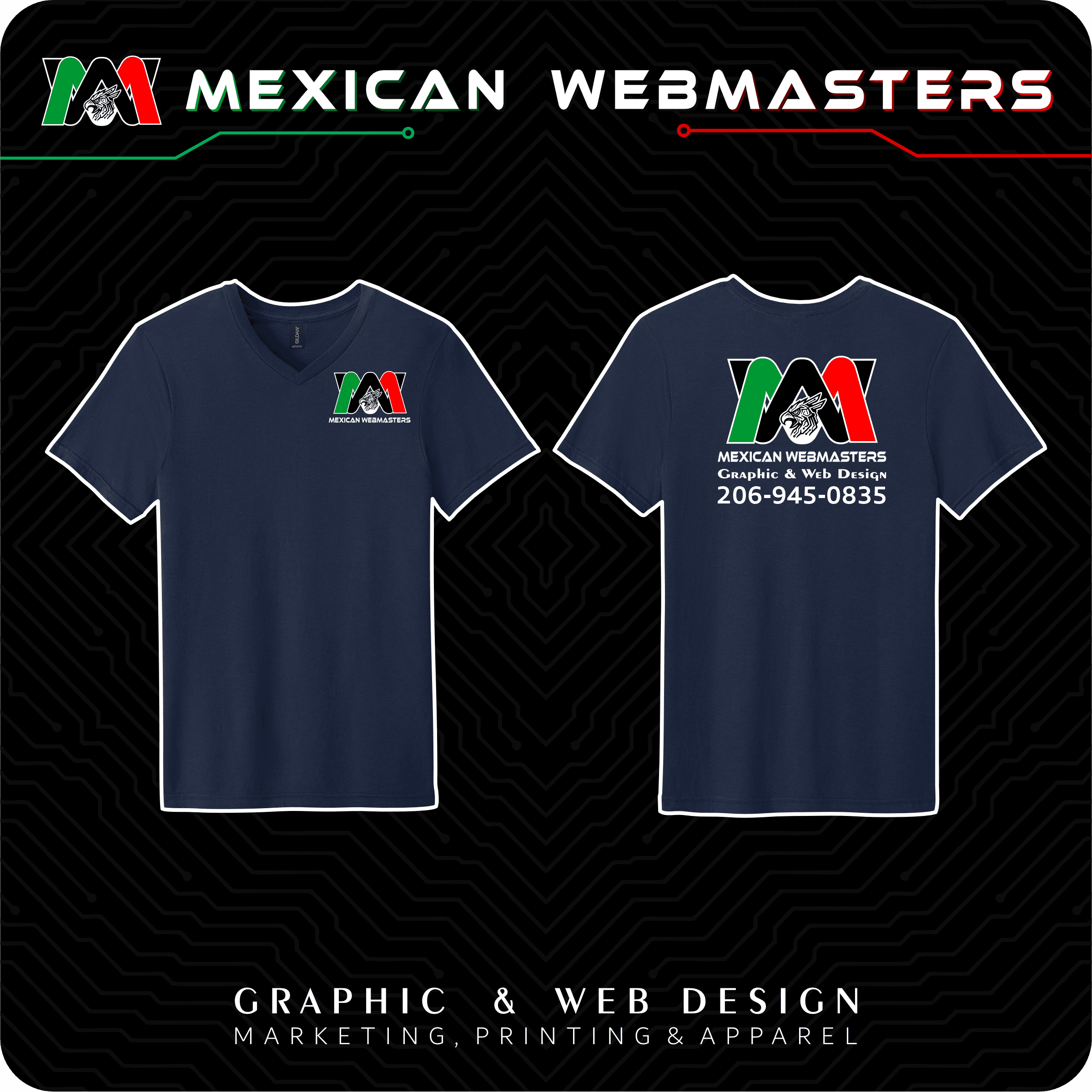 V-Neck DryBlend Hombre Estampada - Image 11