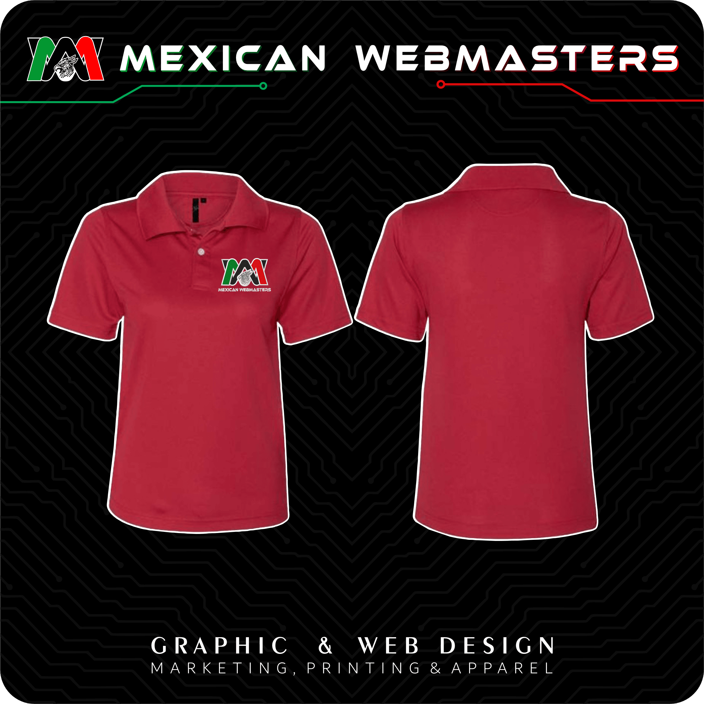 Polo Polyester Mujer Bordada - Image 4