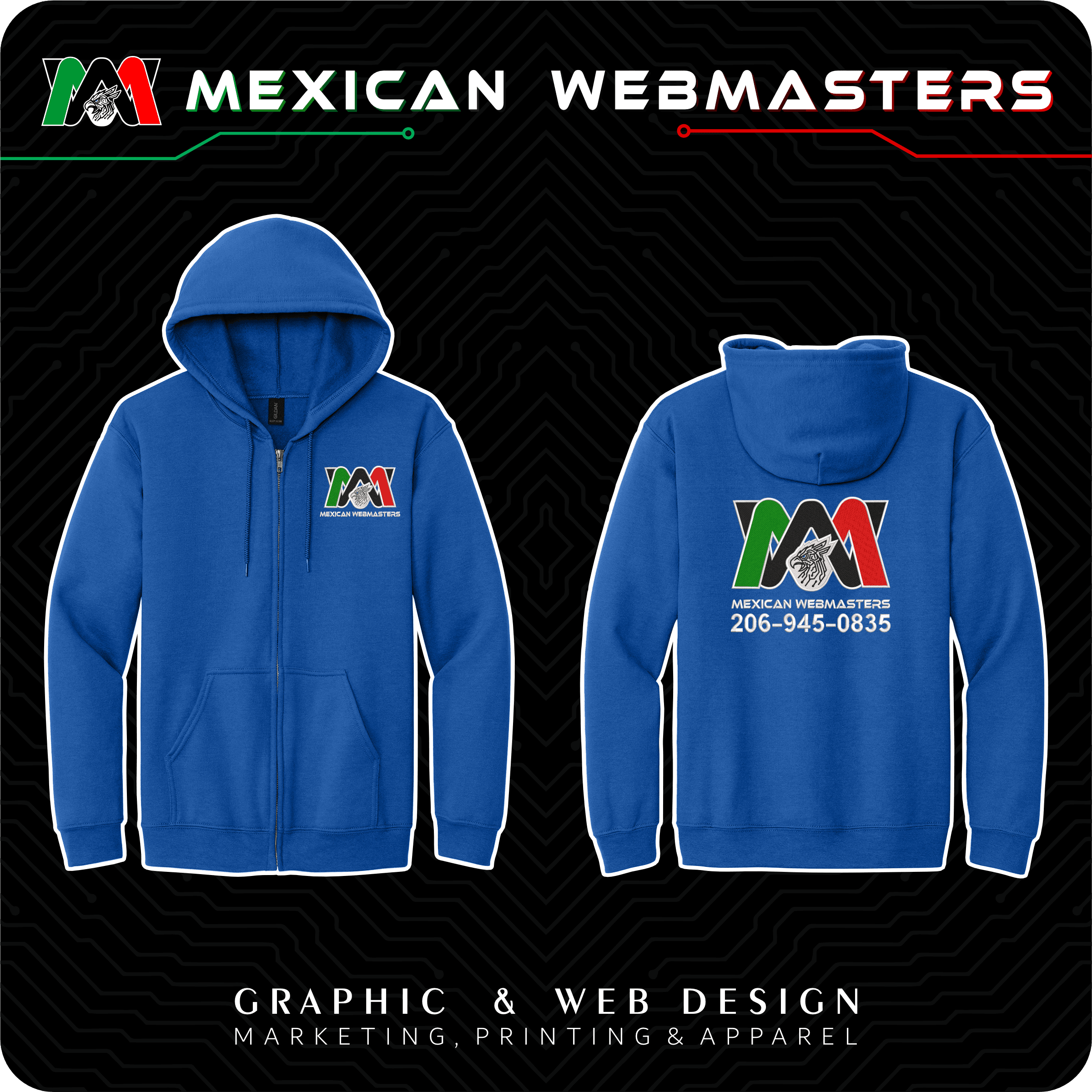 Full-Zip Hoodie Bordada - Image 10