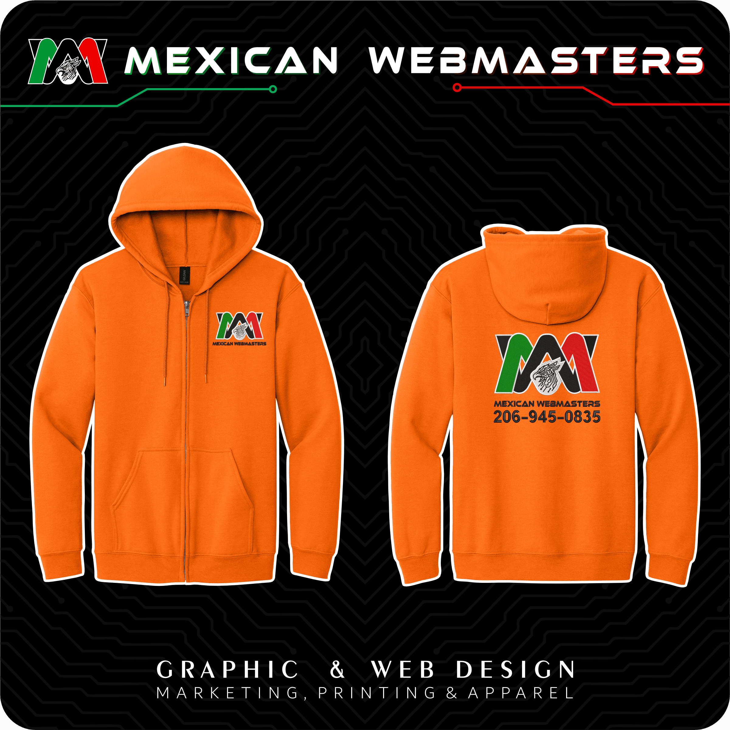 Full-Zip Hoodie Bordada - Image 12