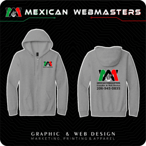 Full-Zip Hoodie Estampada