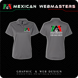 Polo Polyester Mujer Estampada