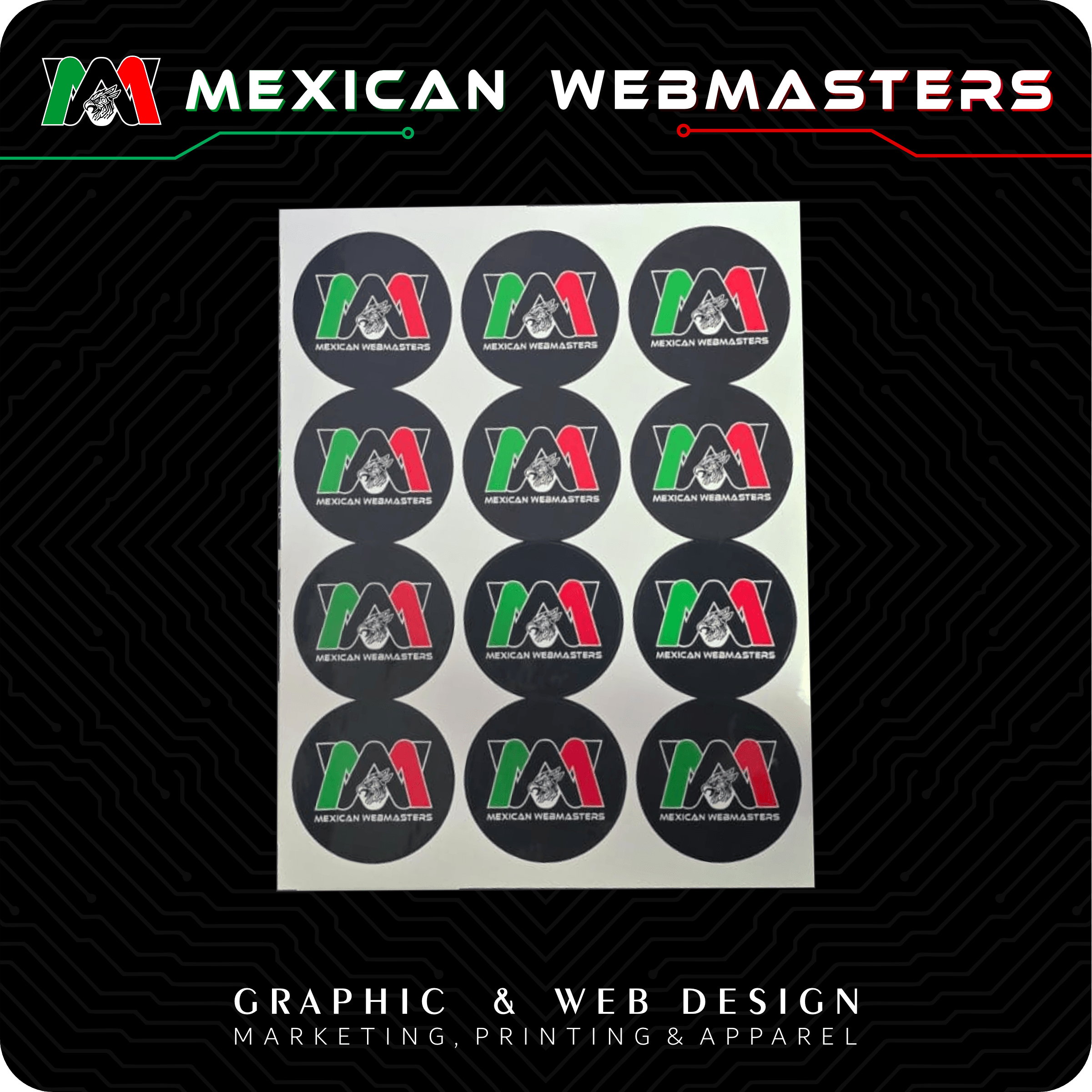 Waterproof 2.5 Rounded Stickers - Image 3