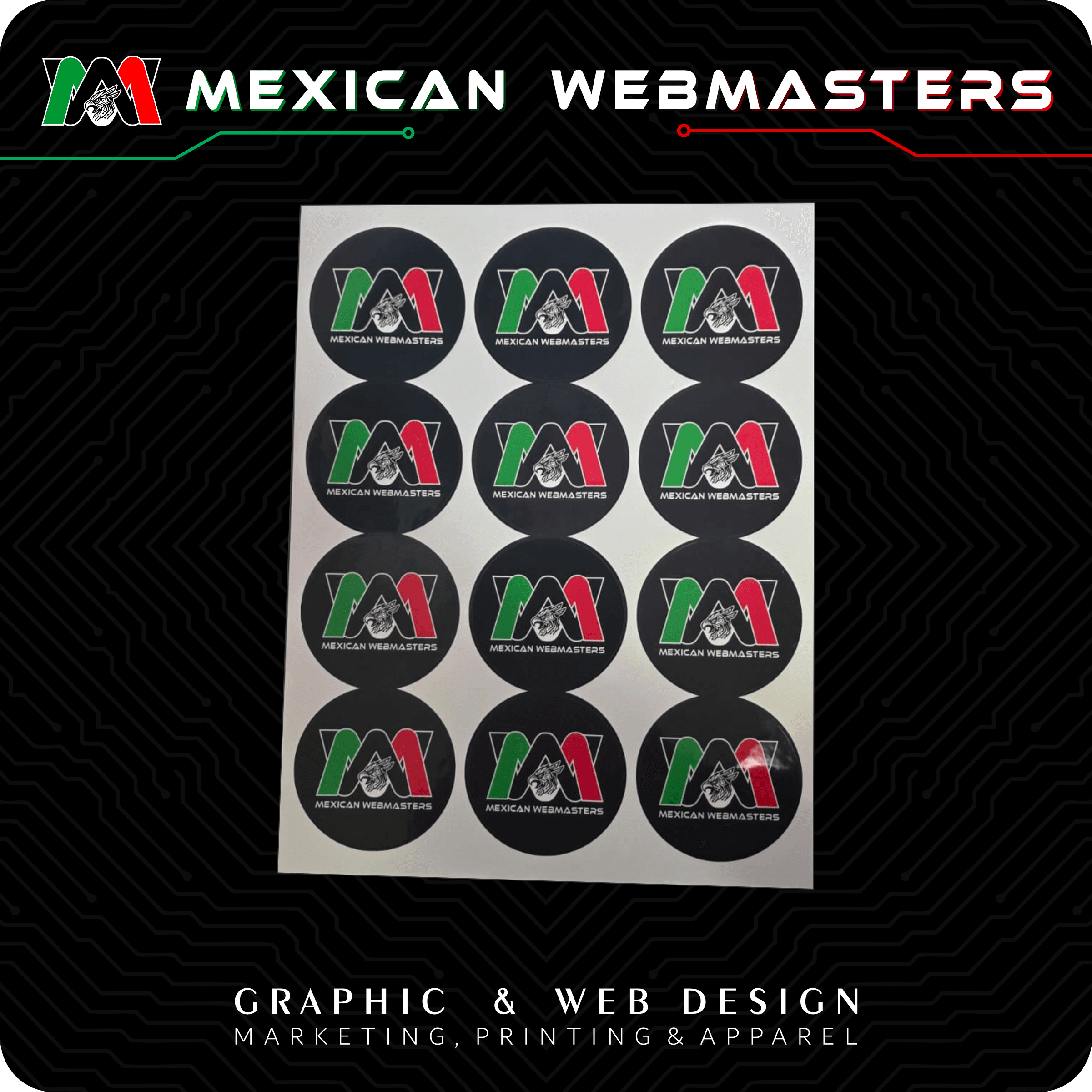 Waterproof 2.5 Rounded Stickers - Image 4