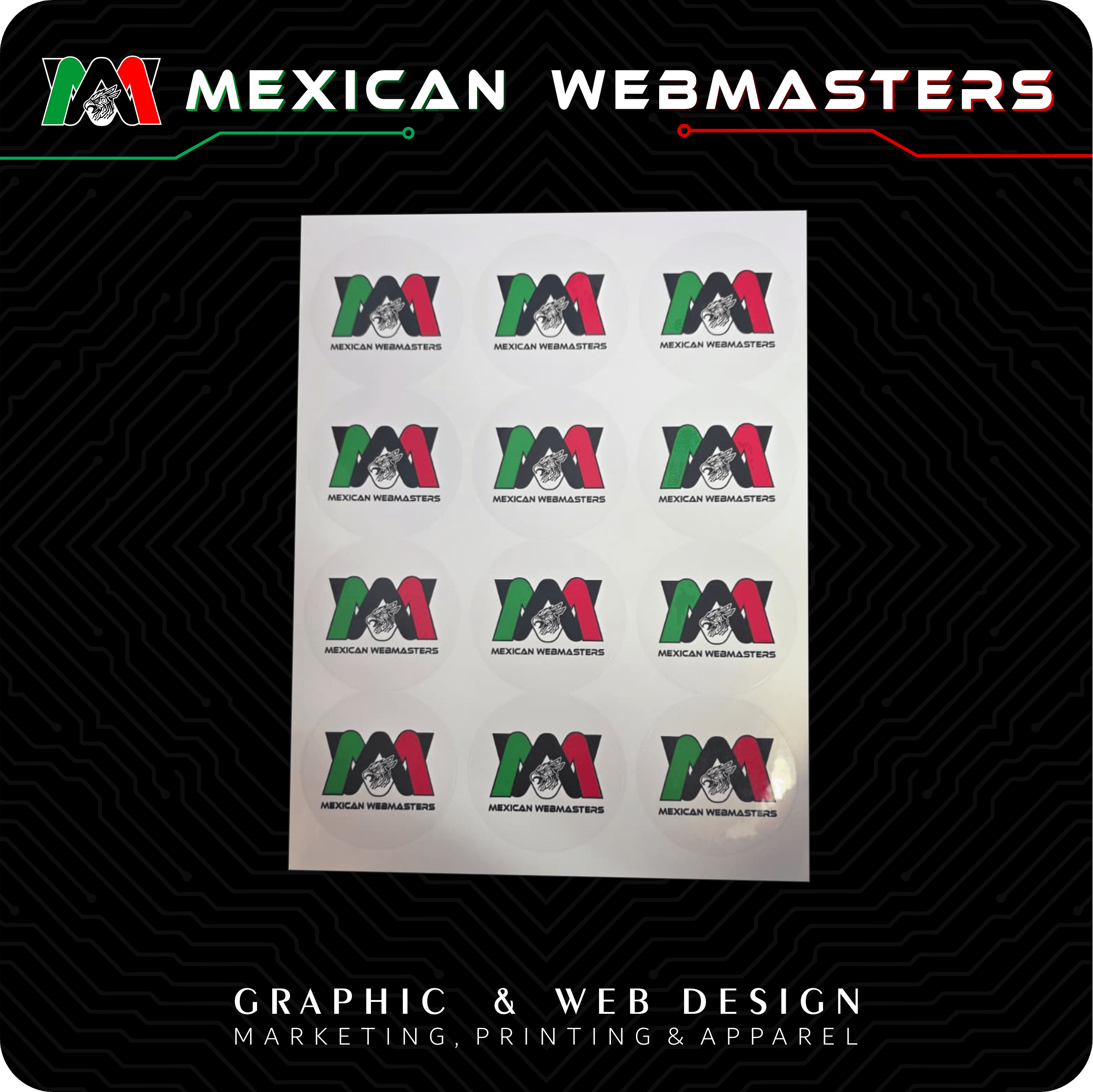 Waterproof 2.5 Rounded Stickers - Image 5