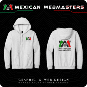 Full-Zip Hoodie Bordada