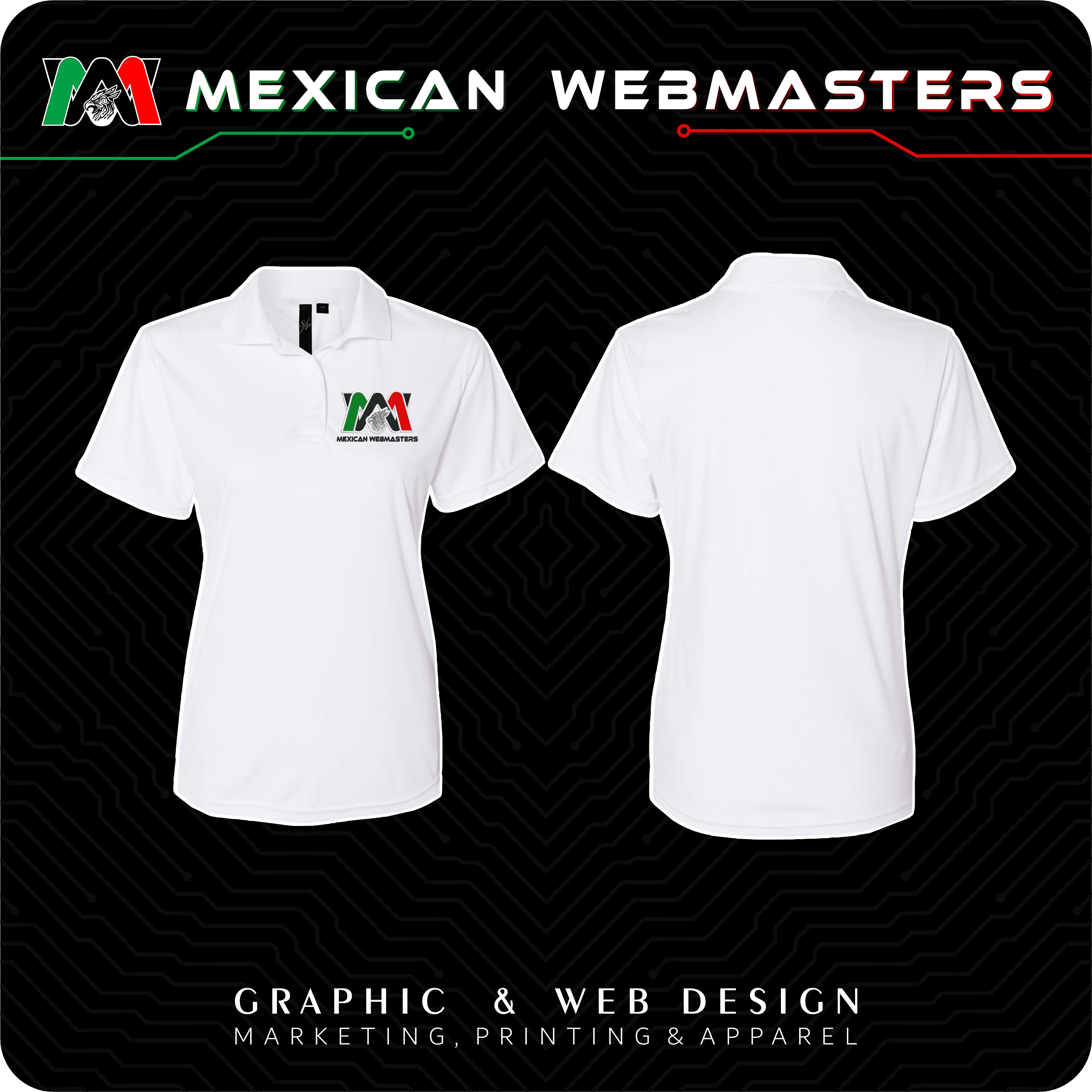 Polo Polyester Mujer Bordada - Image 7