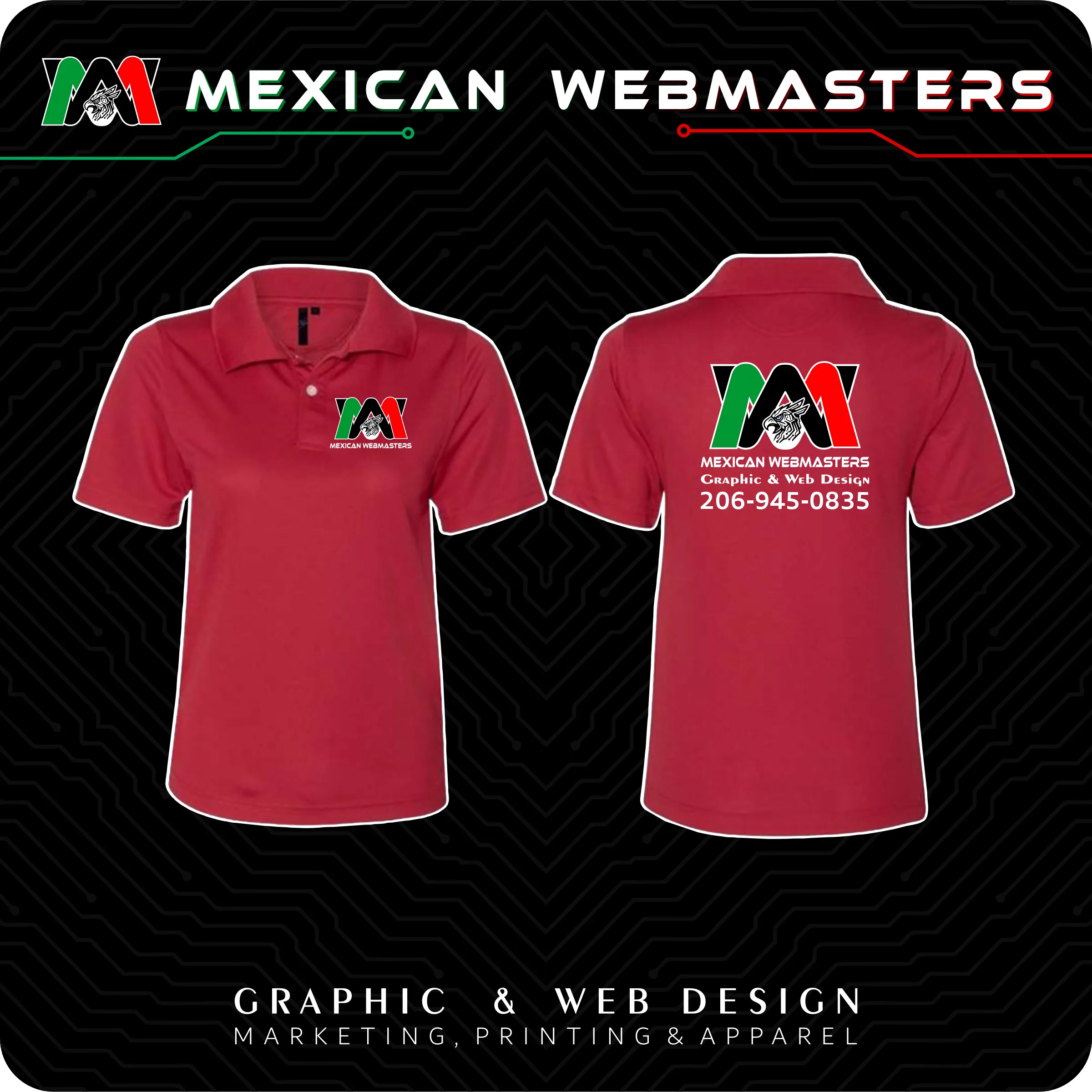 Polo Polyester Mujer Estampada - Image 5