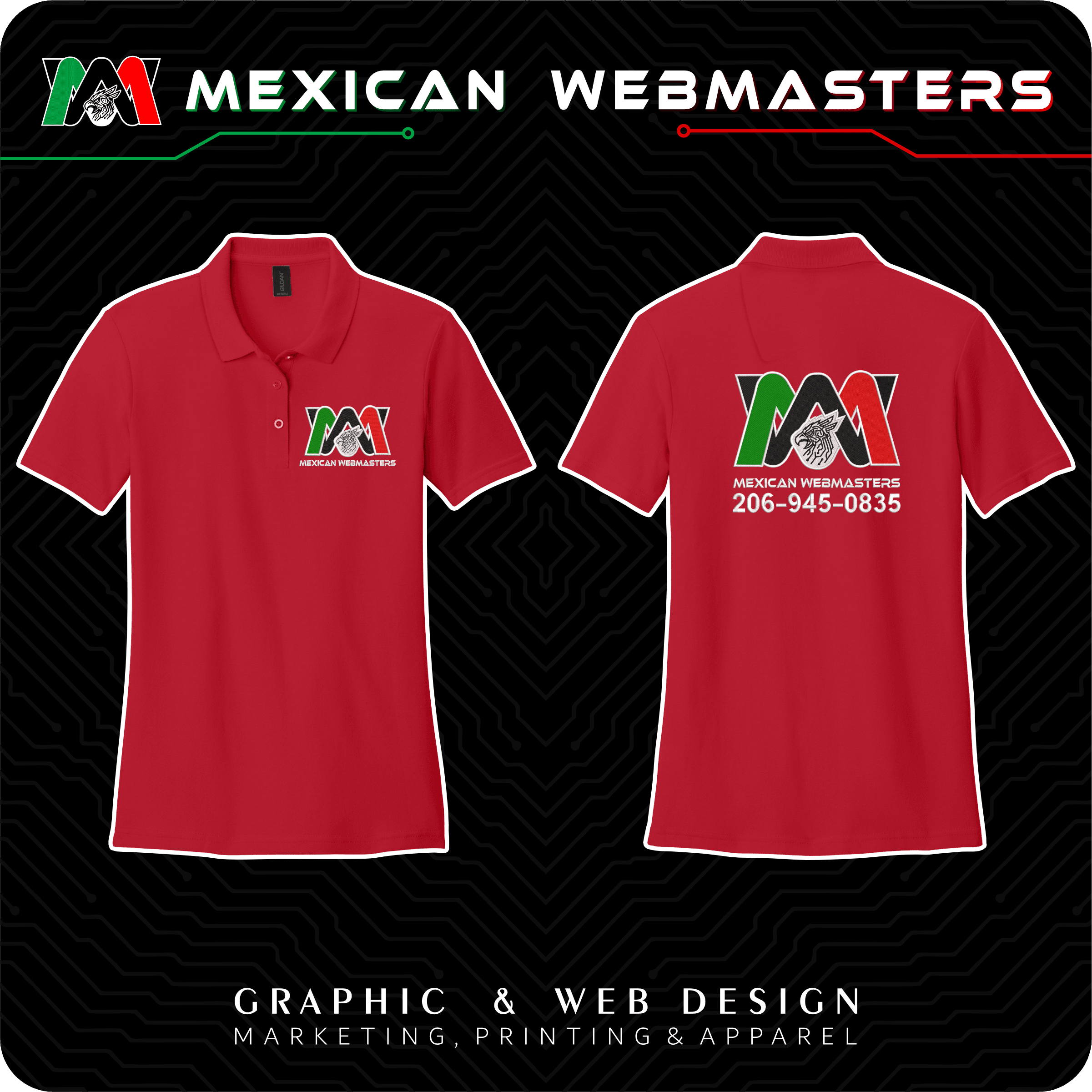 Polo DryBlend Mujer Bordada - Image 8